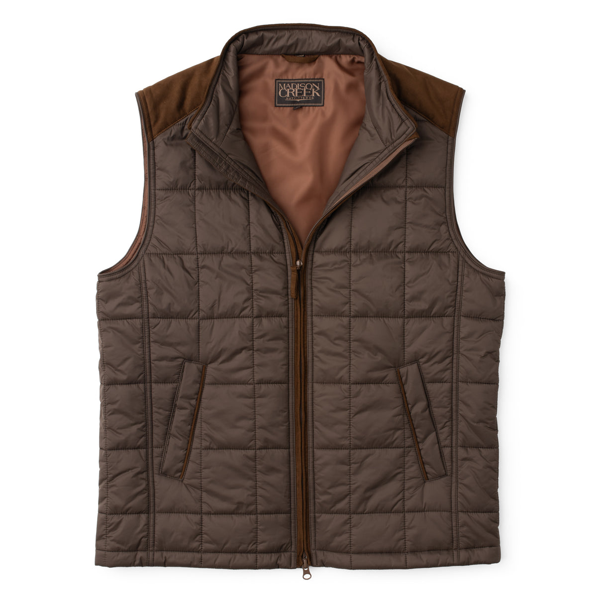 Shelby Lightweight Nylon Quilted Vest - Gunmetal