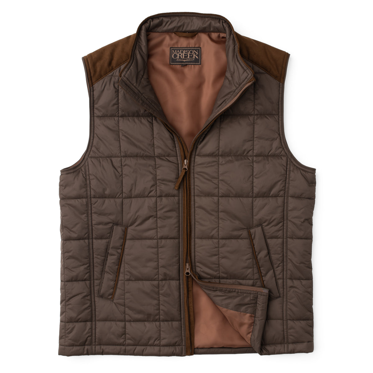 Shelby Lightweight Nylon Quilted Vest - Gunmetal