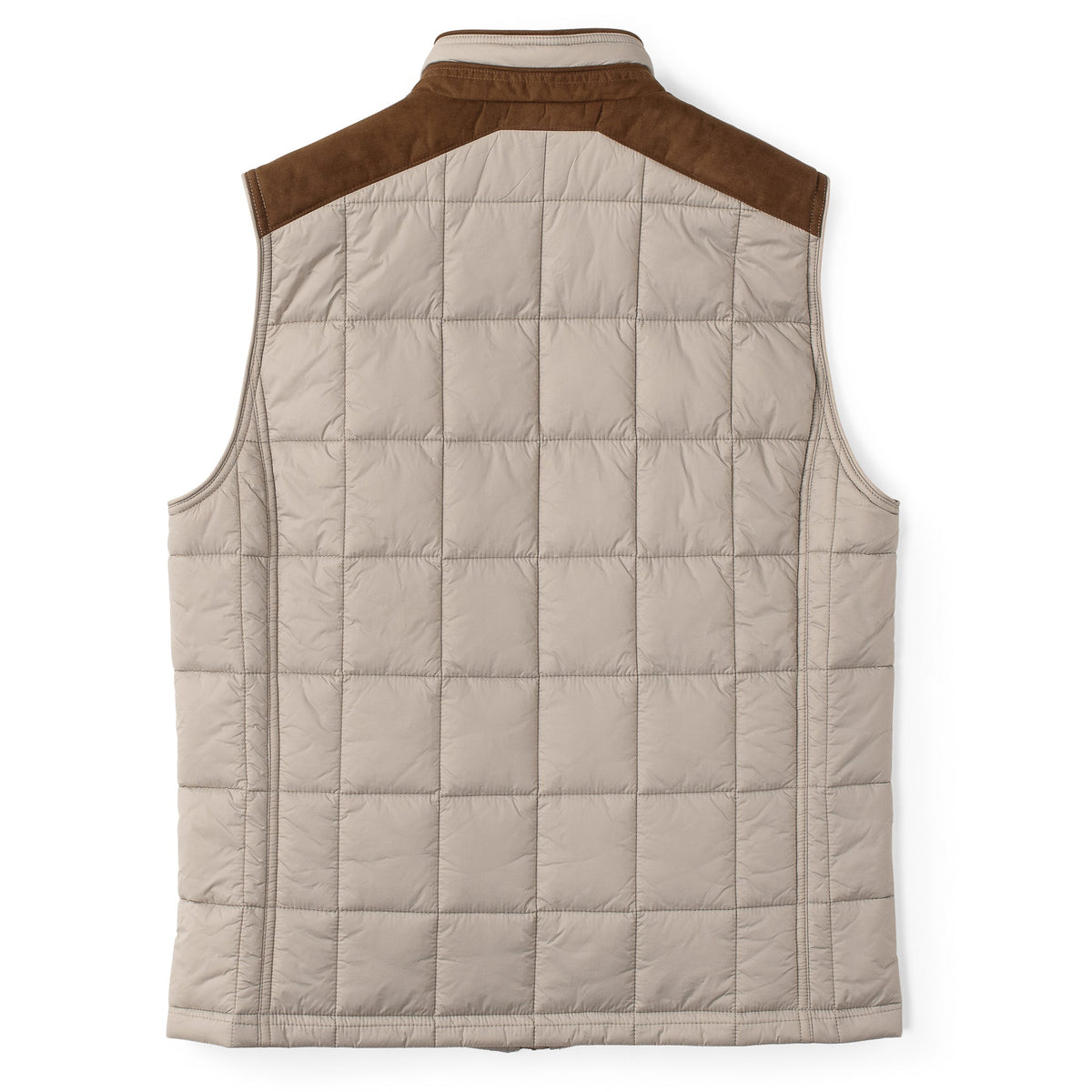 Shelby Lightweight Nylon Quilted Vest - Bark