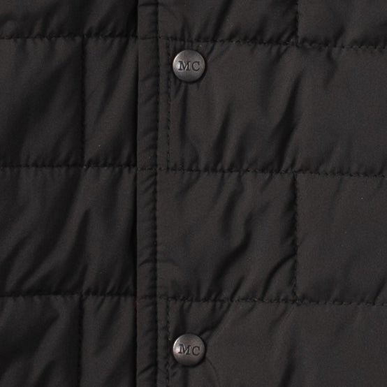 Silverton Quilted Nylon Shirt Jacket with PrimaLoft® Insulation - Black
