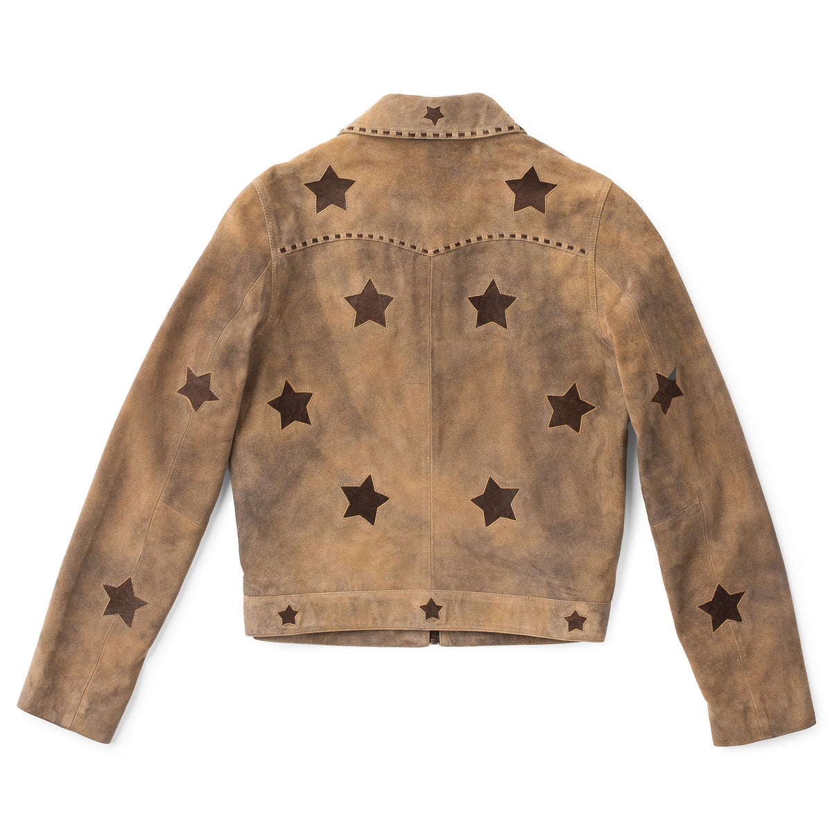 Star Goat Suede Leather Jacket