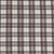 Taupe/Blue Plaid / S