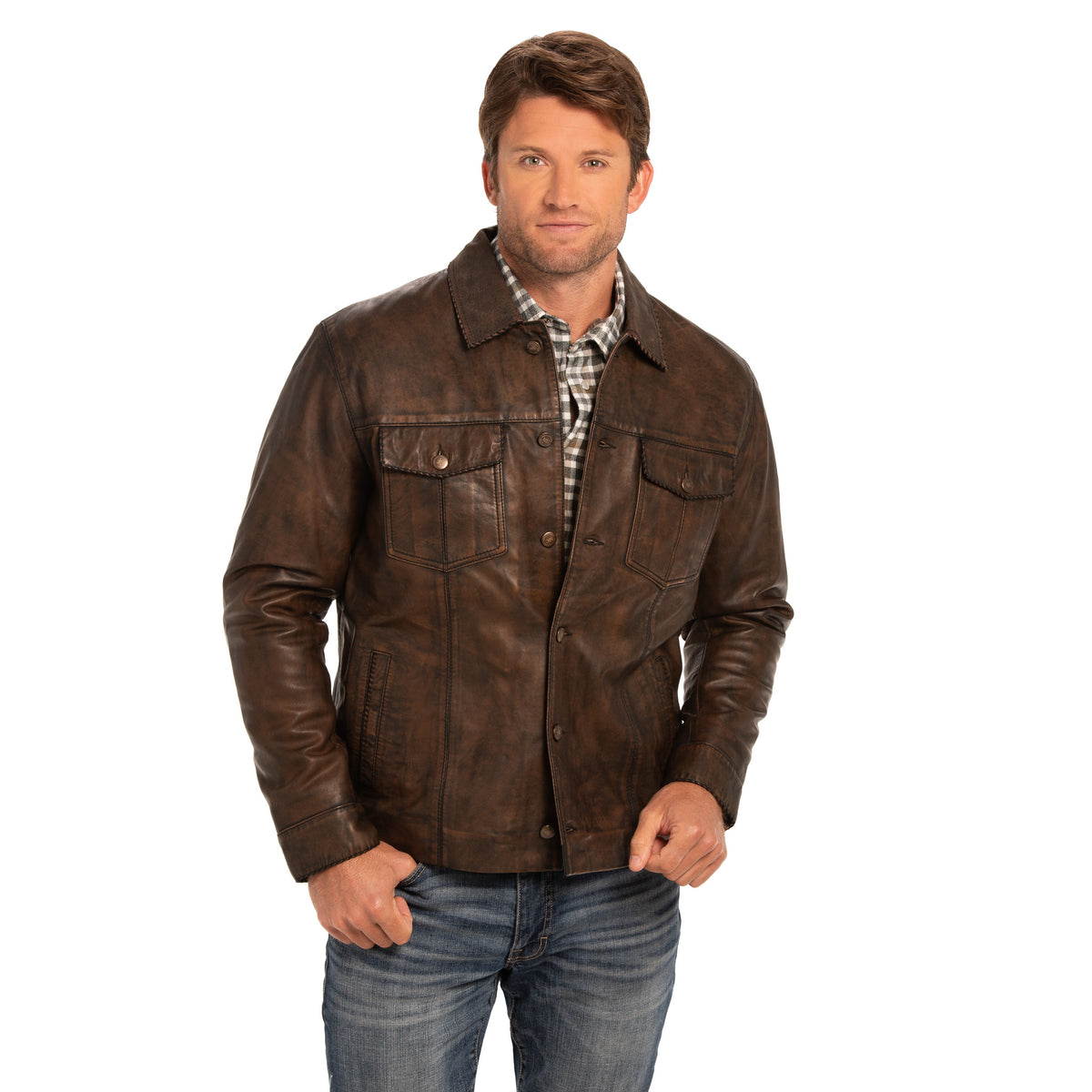 Tucson Lambskin Nappa Leather Jacket