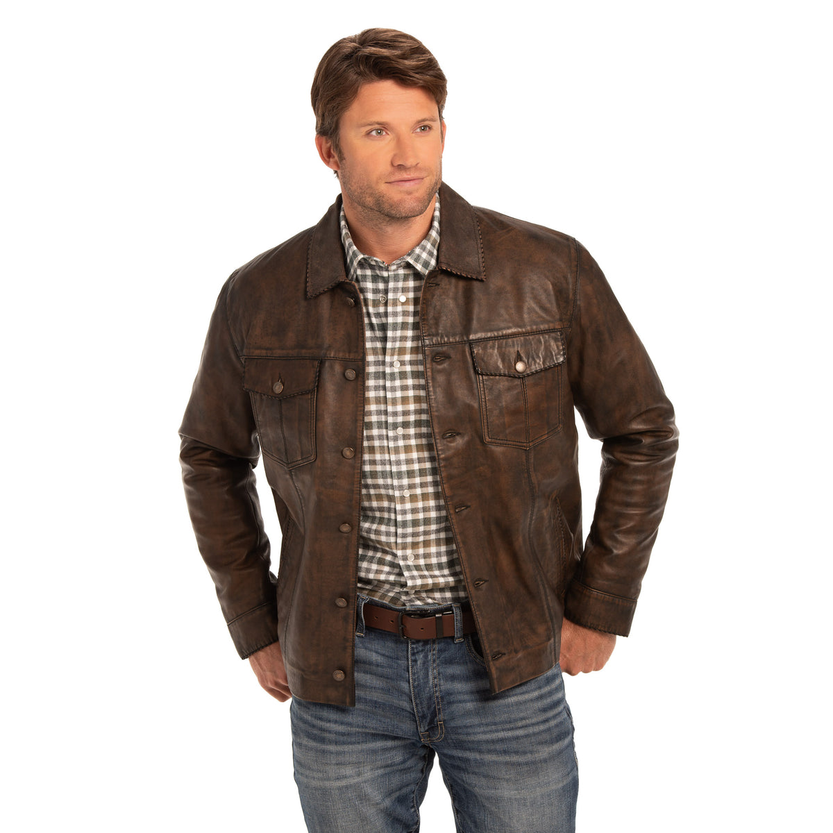 Tucson Lambskin Nappa Leather Jacket