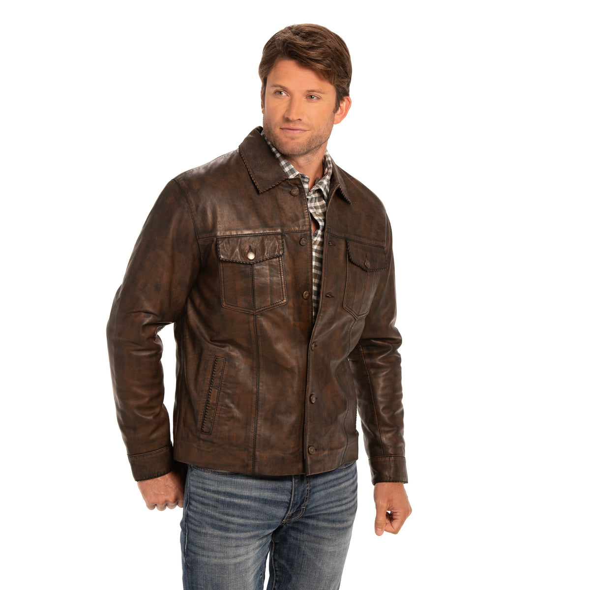 Tucson Lambskin Nappa Leather Jacket