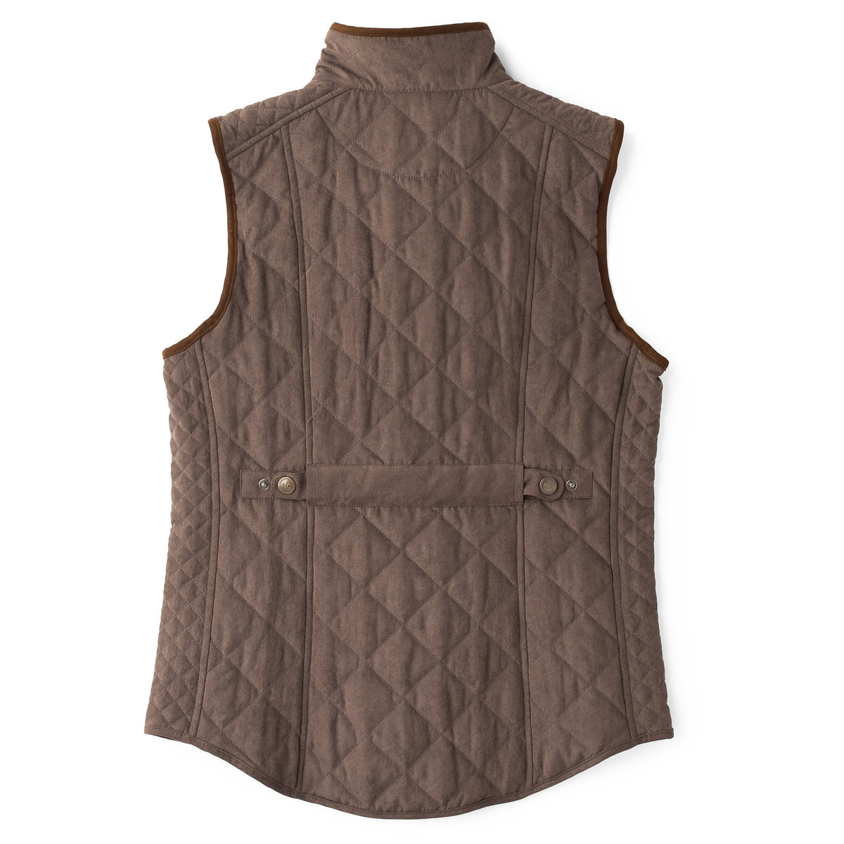 Vista Quilted Microsuede Vest