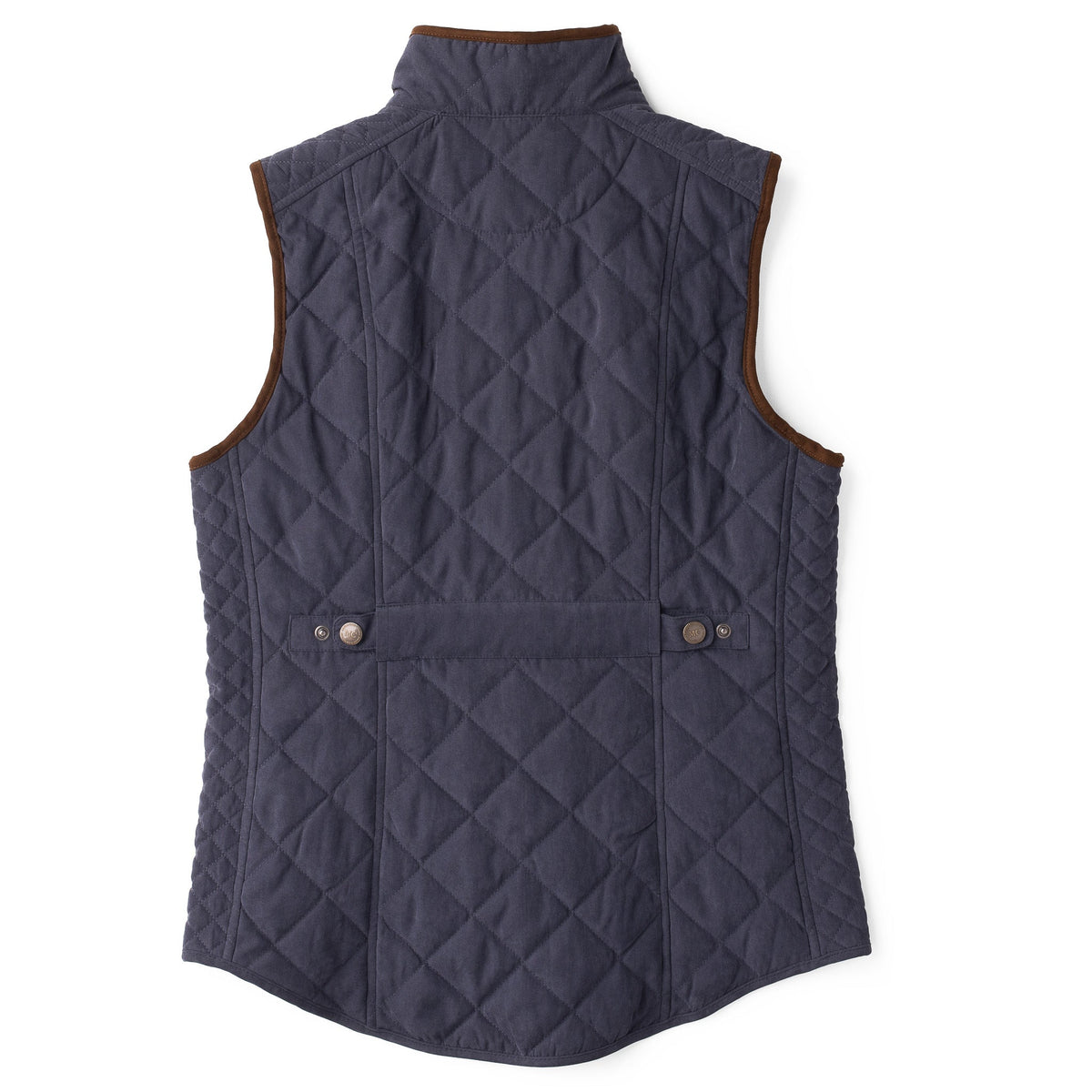 Vista Quilted Microsuede Vest - Copper