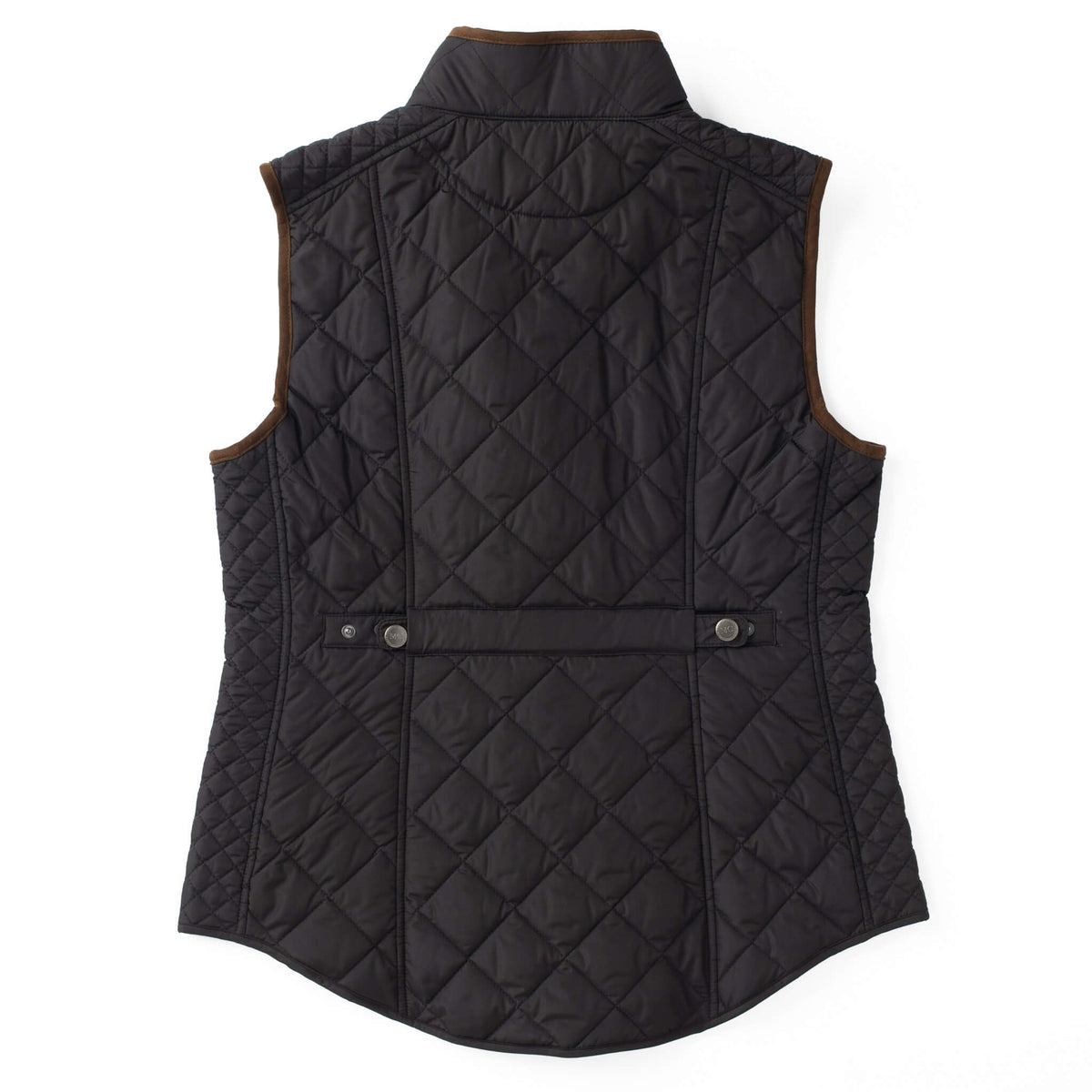 Vista Quilted Nylon Vest - Black