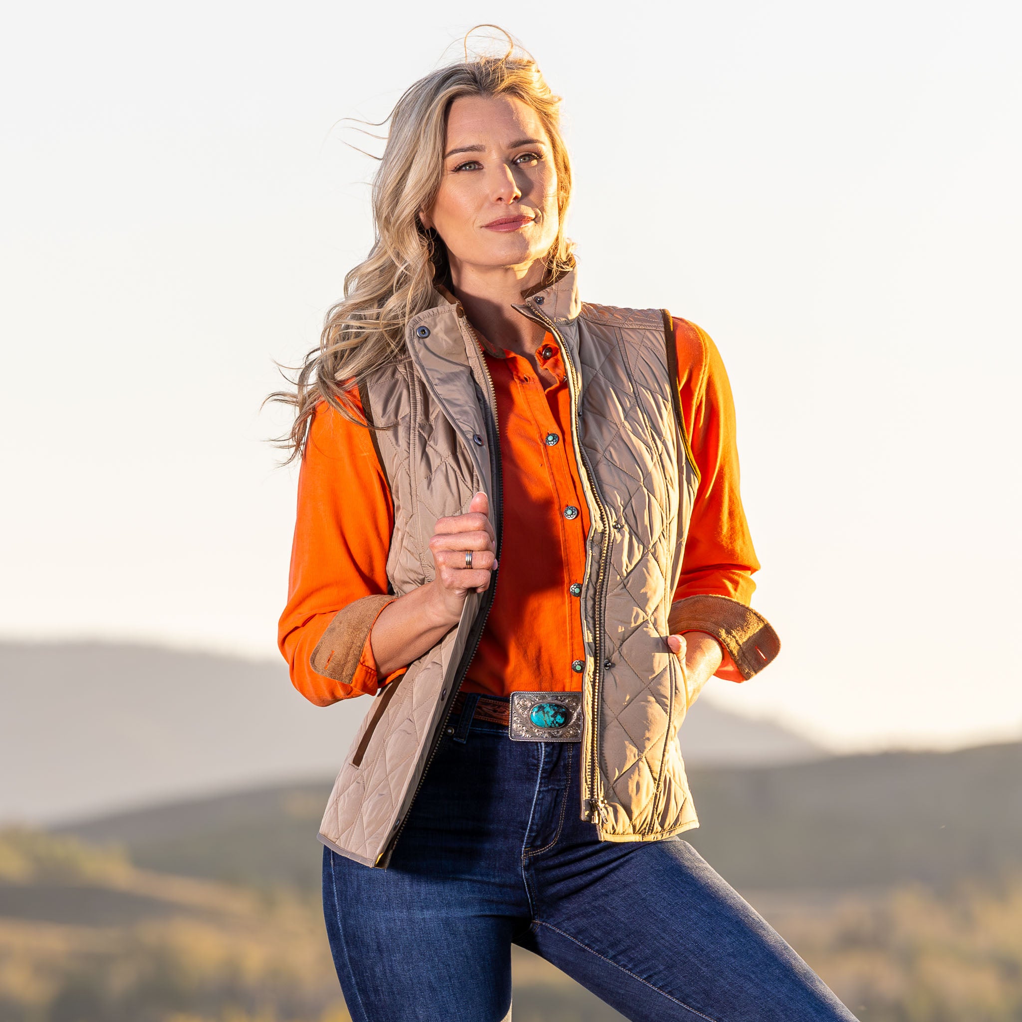 Vista Quilted Nylon Vest - Madison Creek Outfitters Vista Quilted Nylon Vest - Madison Creek Outfitters