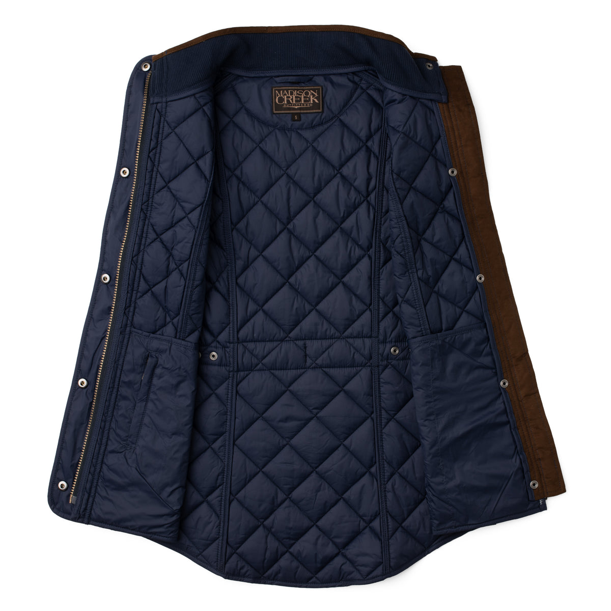 Vista Quilted Nylon Vest - Navy