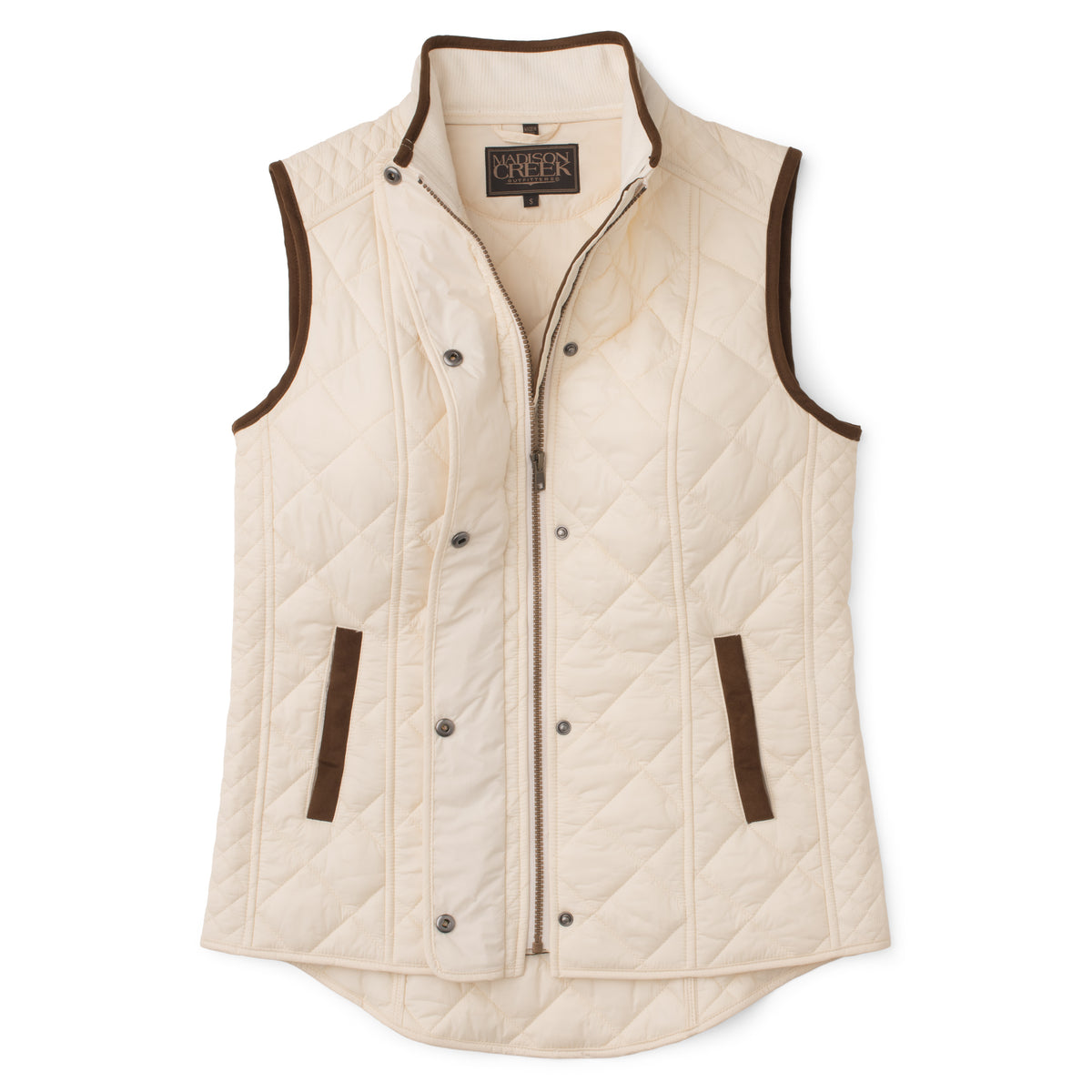 Vista Quilted Nylon Vest - Snow