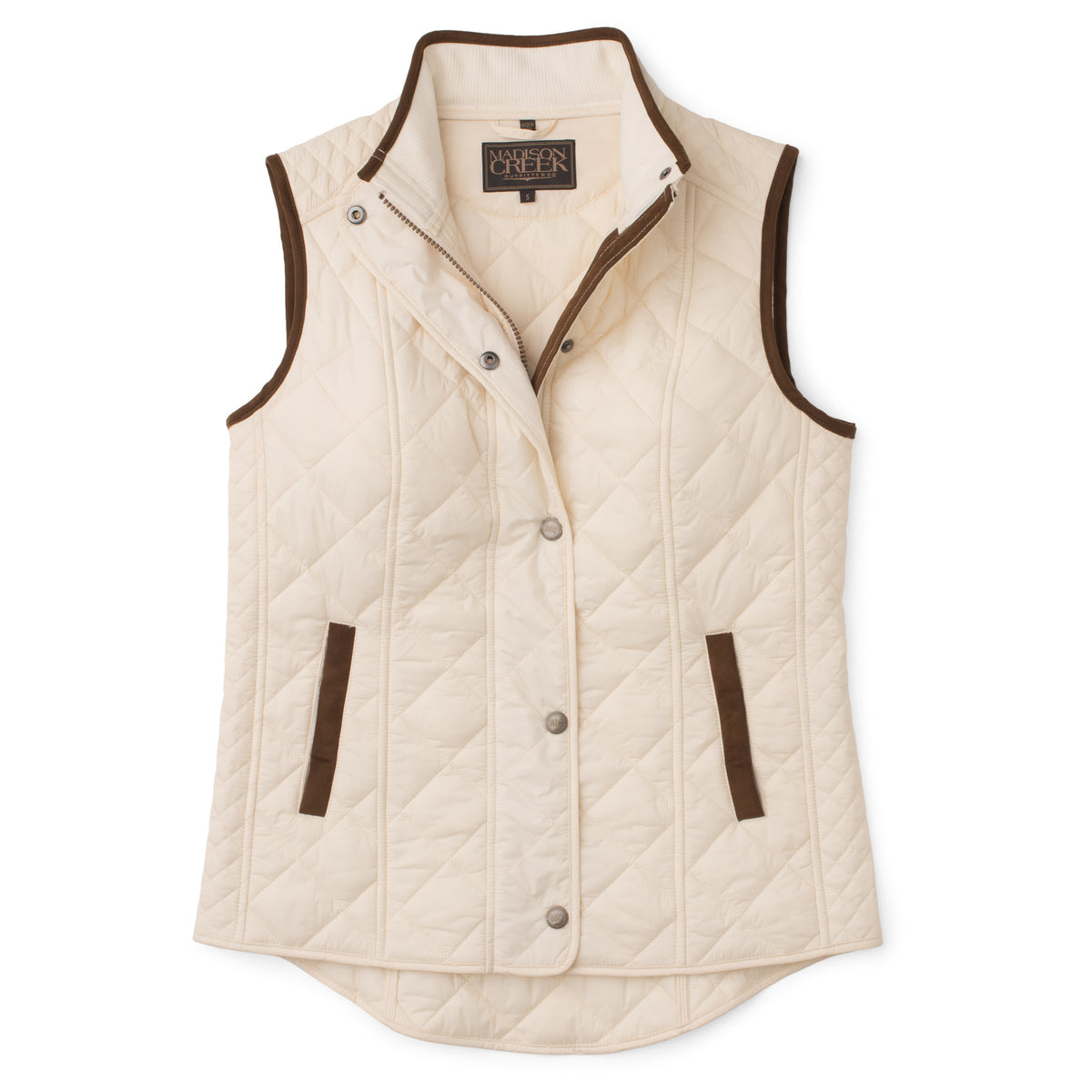 Vista Quilted Nylon Vest - Snow