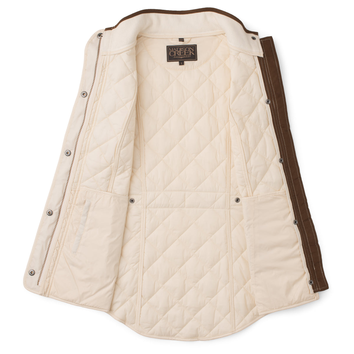Vista Quilted Nylon Vest - Snow