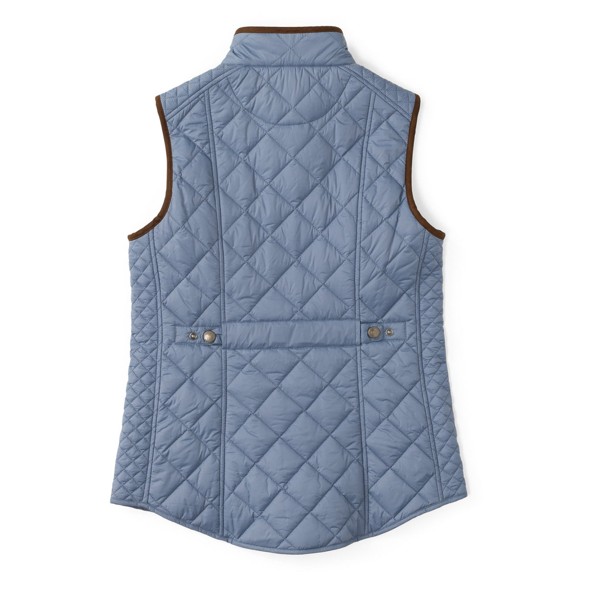 Vista Quilted Nylon Vest - Blue