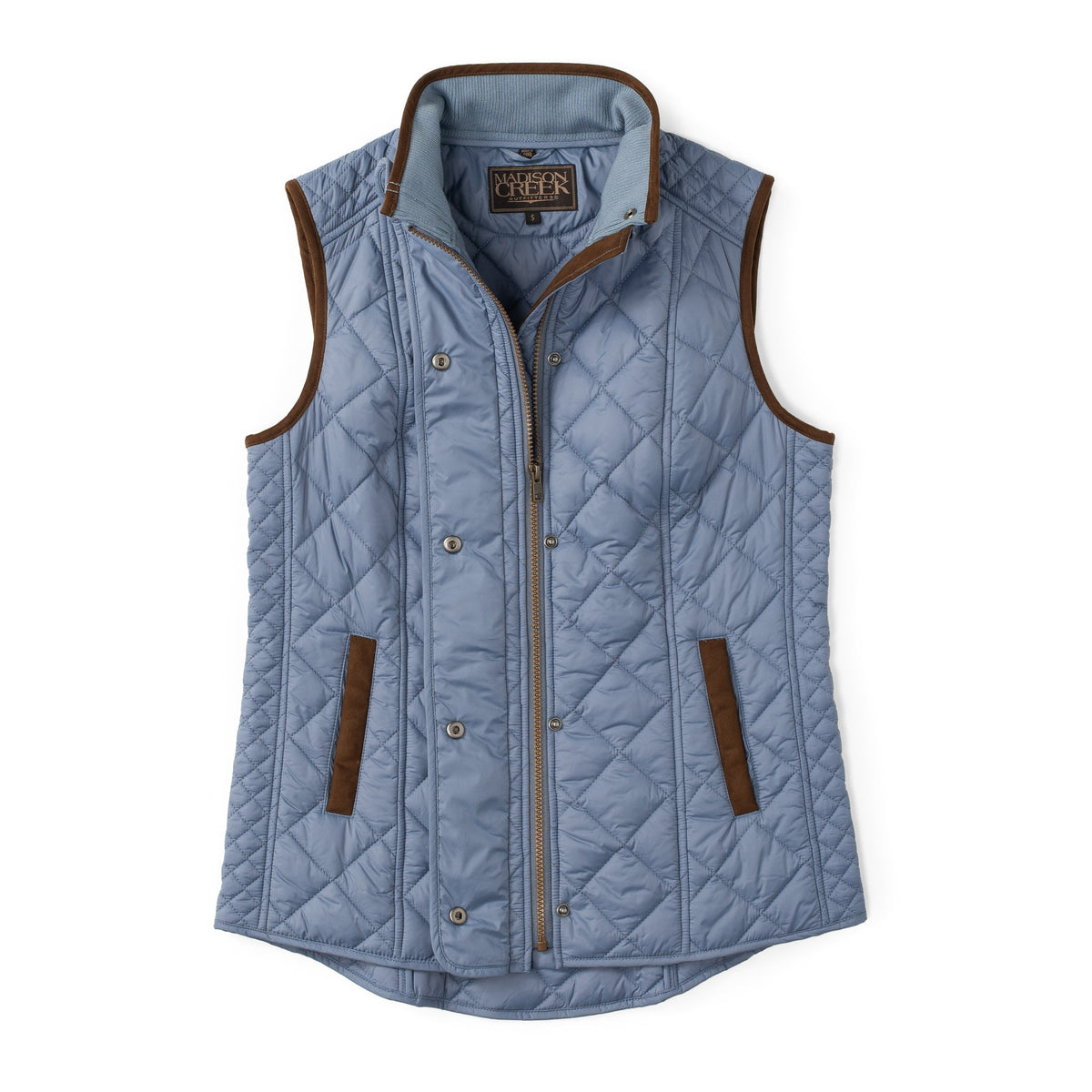 Vista Quilted Nylon Vest - Blue