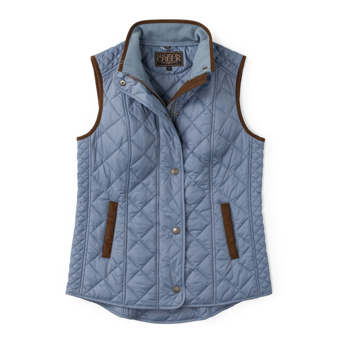 Vista Quilted Nylon Vest - Blue