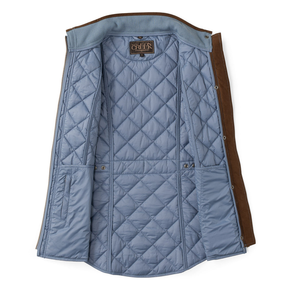 Vista Quilted Nylon Vest - Blue