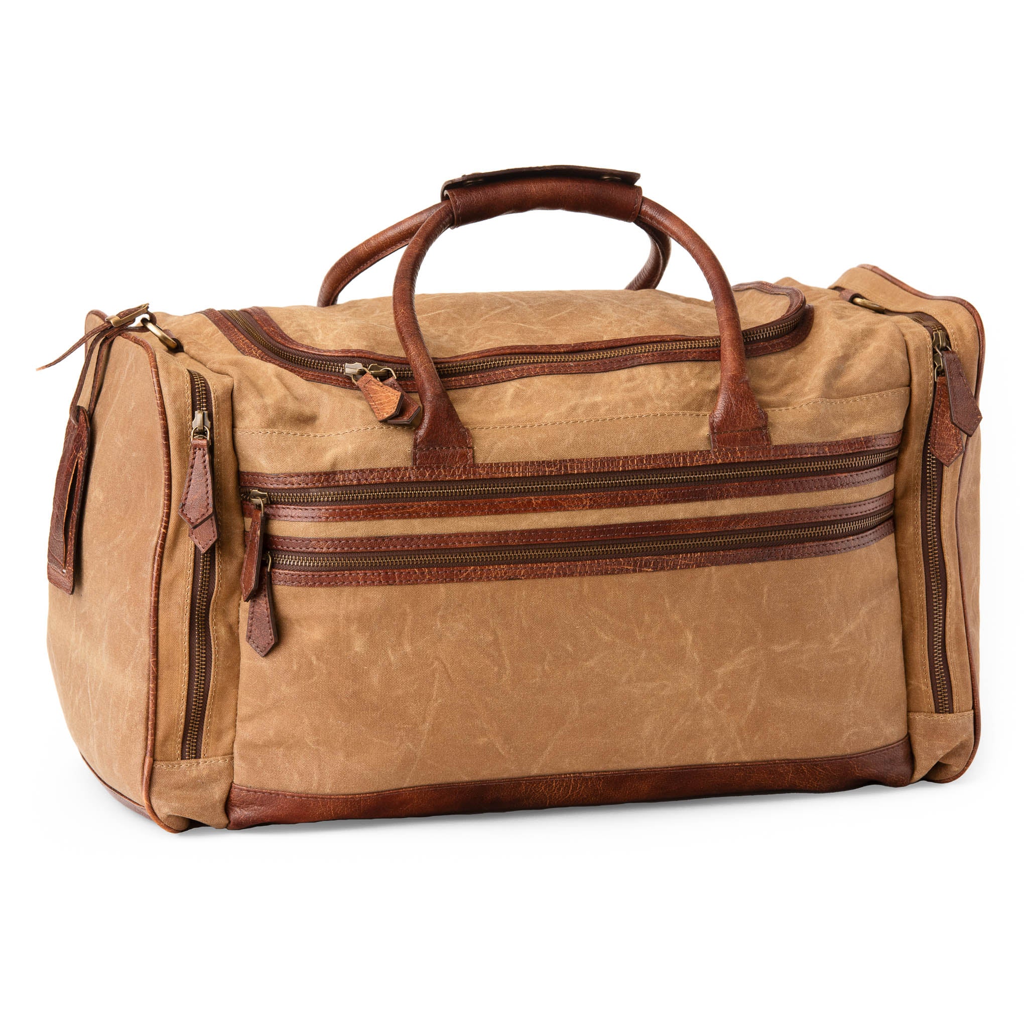 Weekender Waxed Canvas Duffle Bag