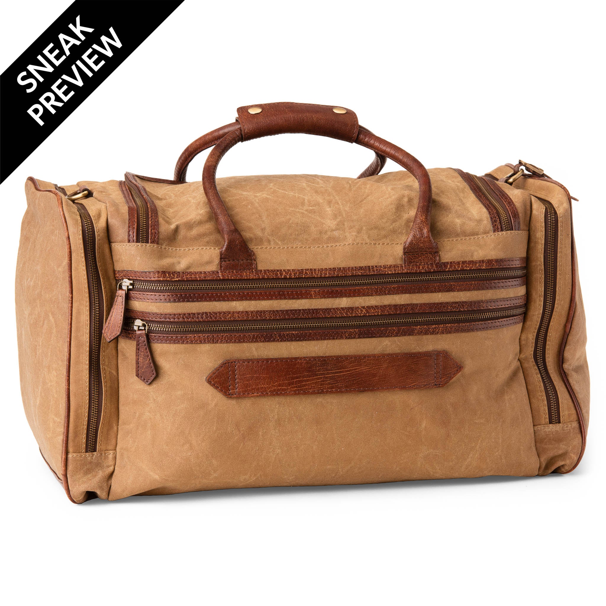 Weekender Waxed Canvas Duffle Bag