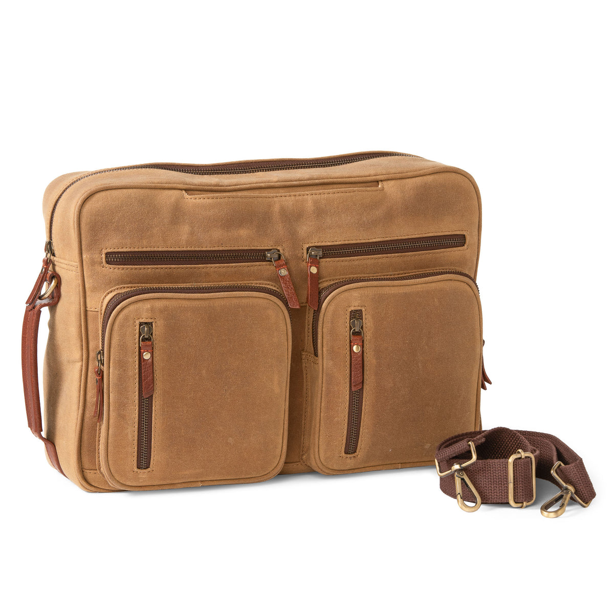 Waxed Cotton Canvas Lodge Bag