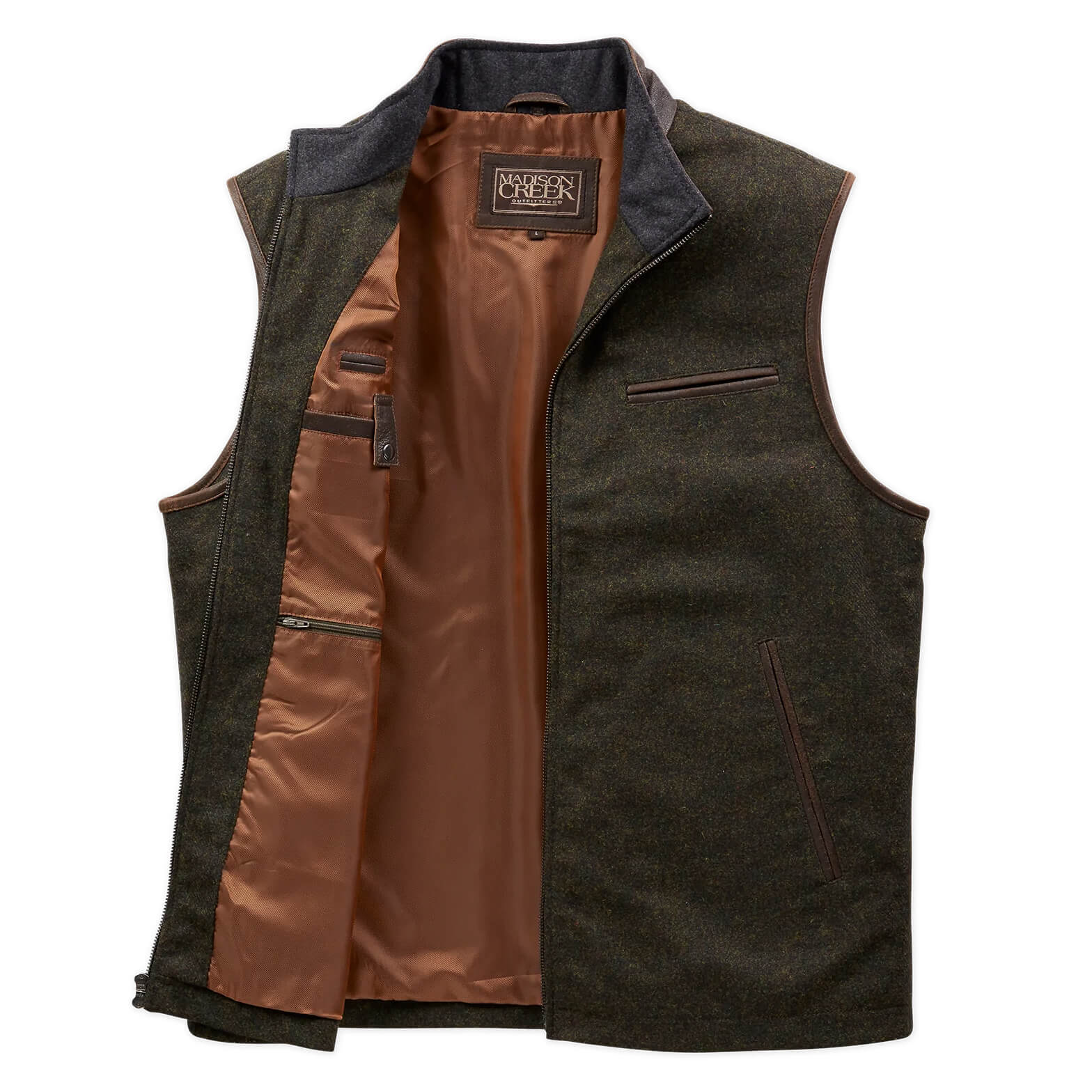 Asheville Wool Vest - Madison Creek Outfitters