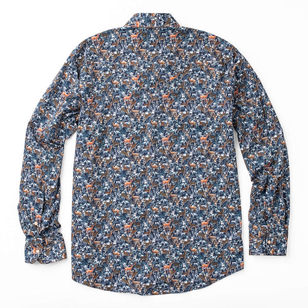 Bisley Deer Print Western Shirt - Madison Creek Outfitters