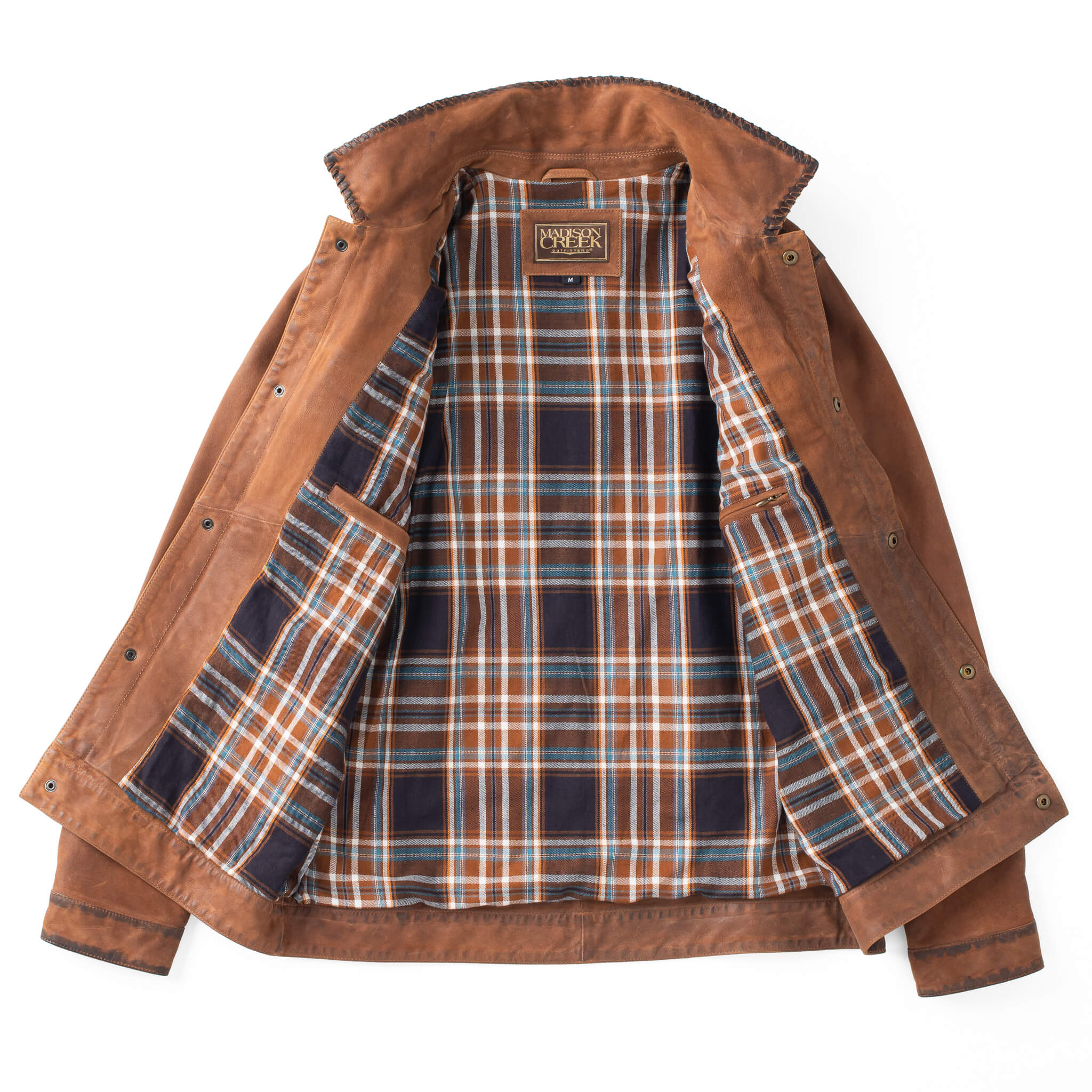 Madison Creek Outfitters Lea Leather Fringe Jacket XL