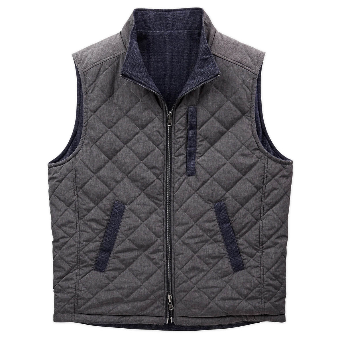 Sautee Nylon &amp; Wool Reversible Vest